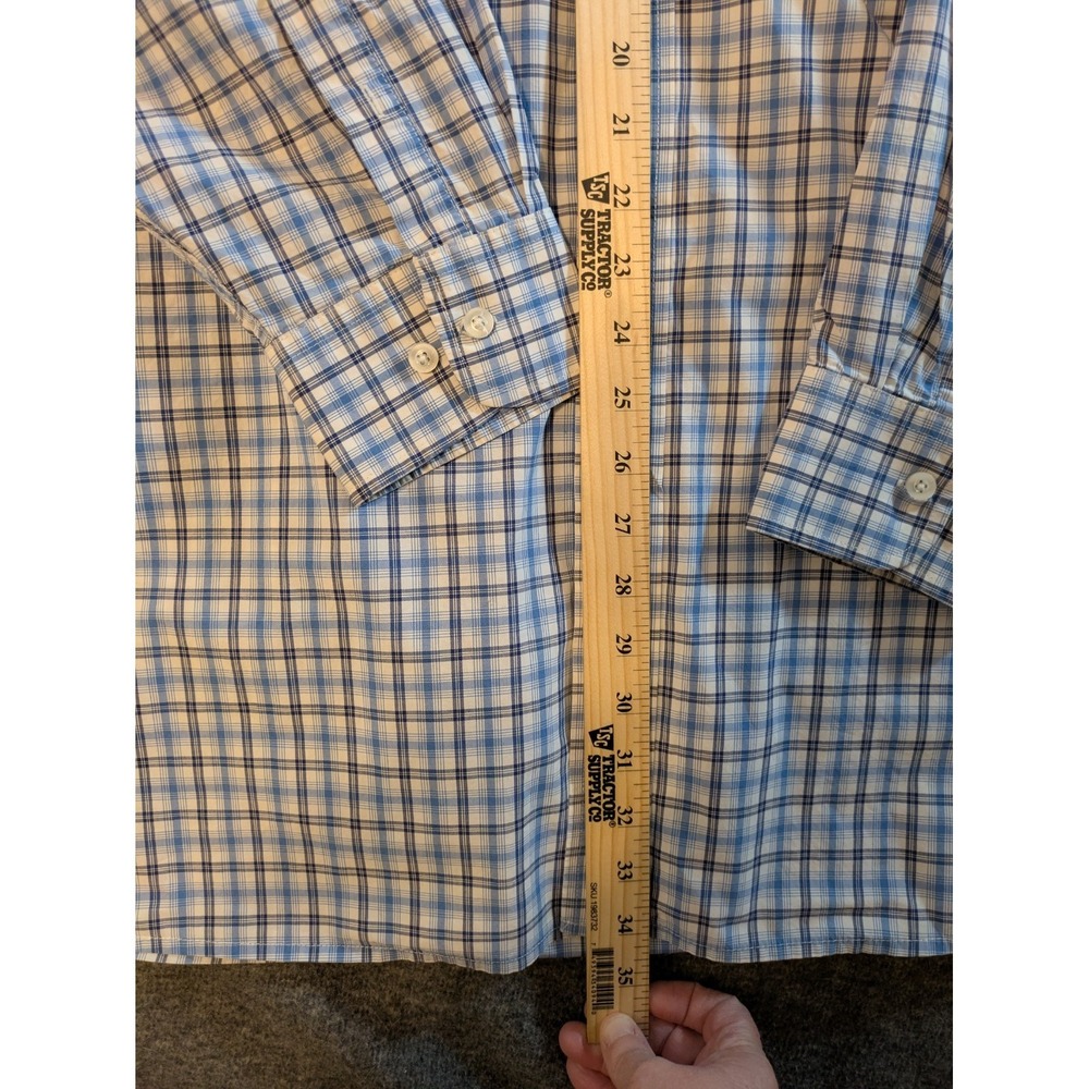 Wrangler‎ Shirts Men 3XL George Strait Cowboy Cut Plaid Button Down Lot of 2 - Picture 3 of 16